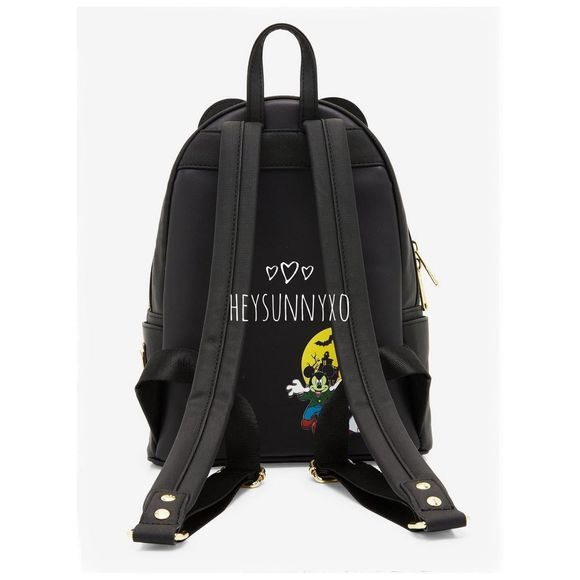 Loungefly Disney Mickey and Minnie Mouse Frankenstein Mini Backpack - Picture 3 of 5